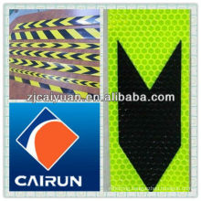 fluorescent yellow reflective sticker